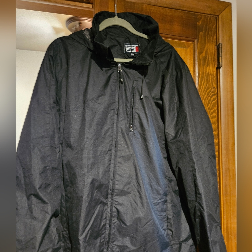 Womens Black Windbreaker Jacket